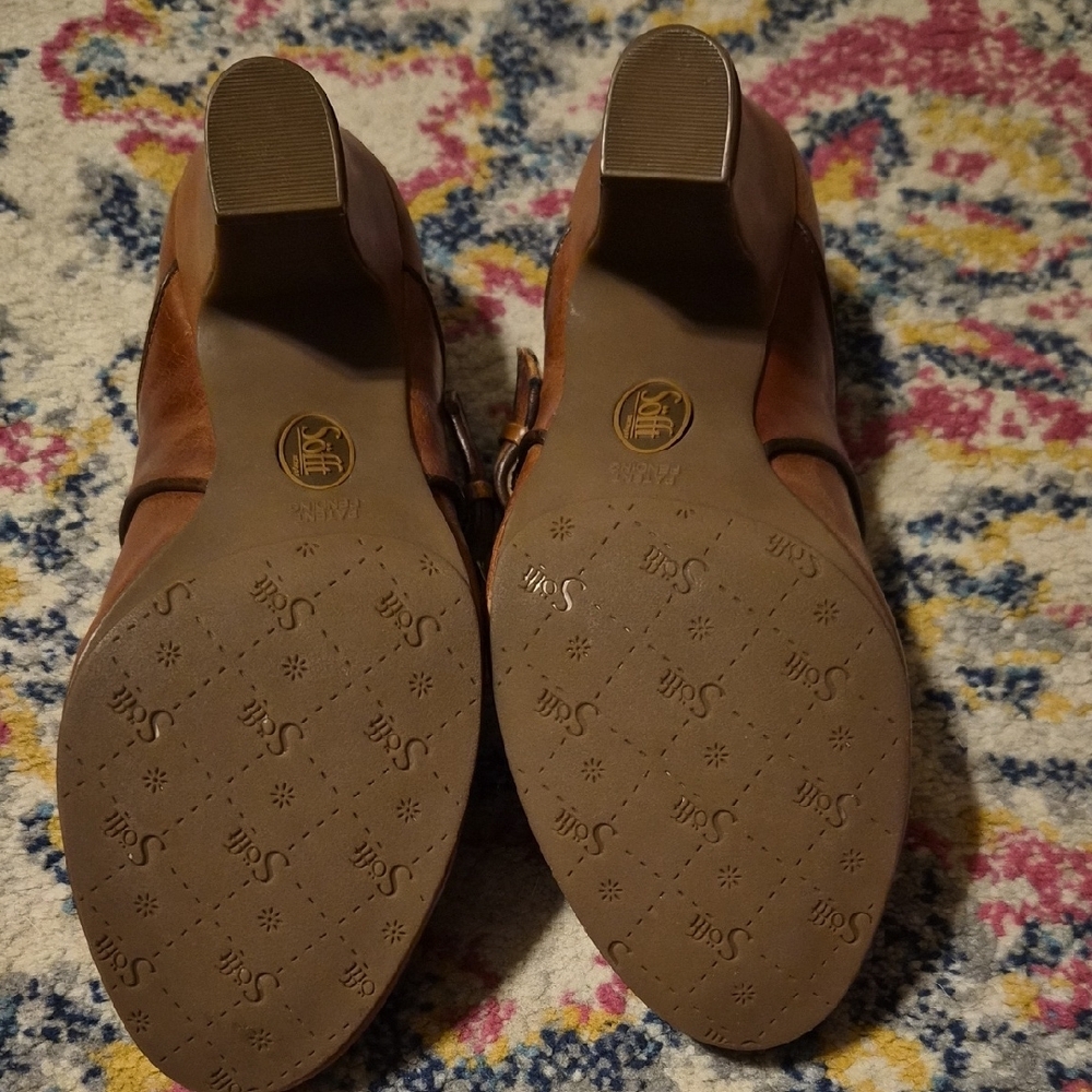 Sofft Brand Camel Mary Jane Heels - Picture 5 of 6